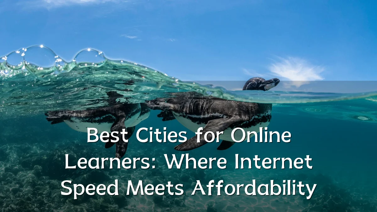 Best Cities for Online Learners: Where Internet Speed Meets Affordability