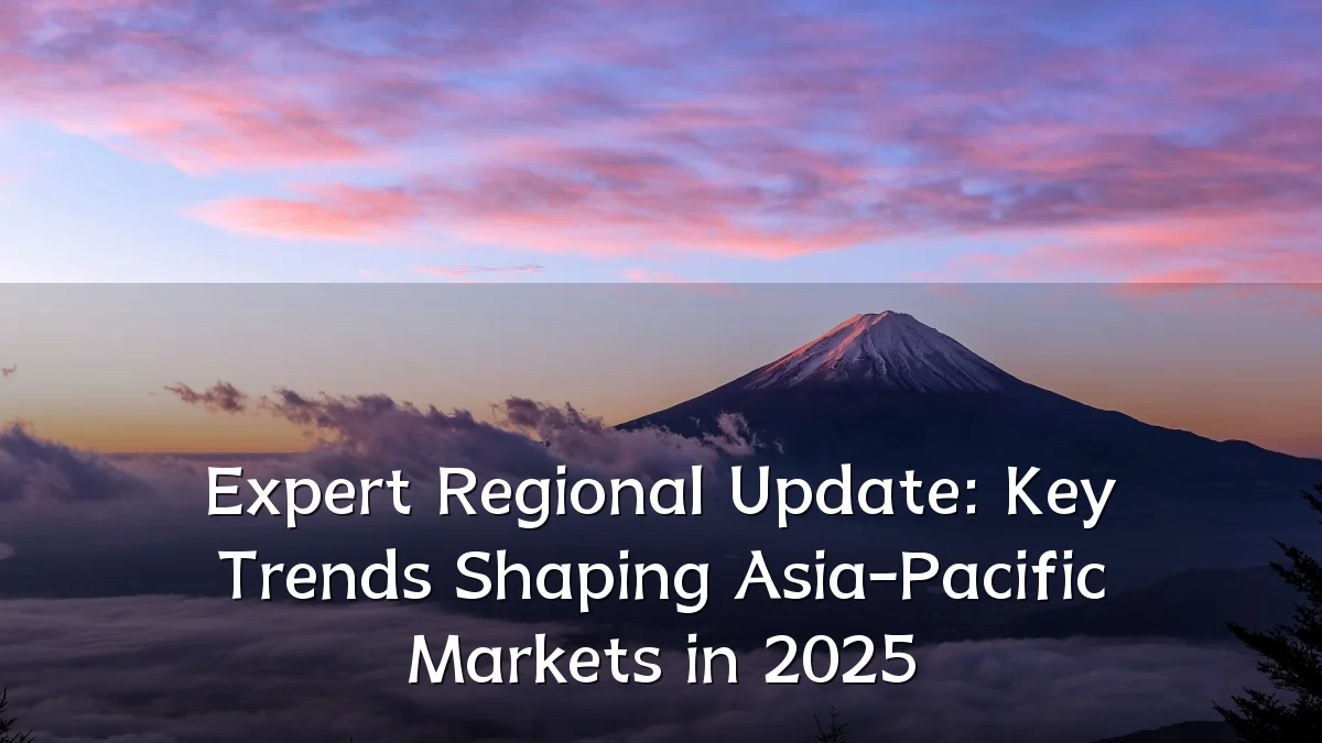Expert Regional Update: Key Trends Shaping Asia-Pacific Markets in 2025