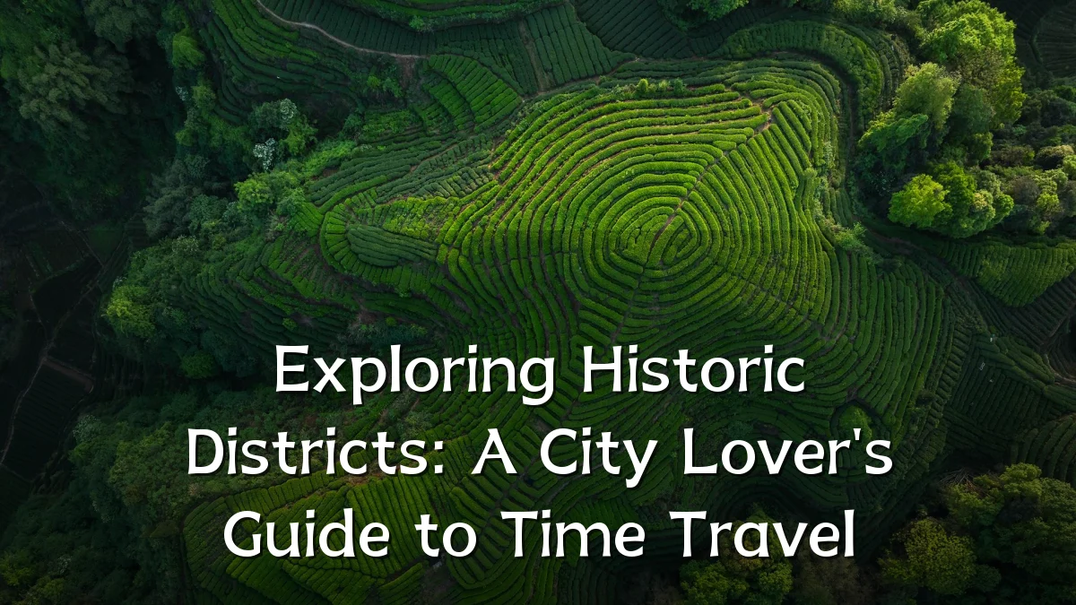 Exploring Historic Districts: A City Lover's Guide to Time Travel
