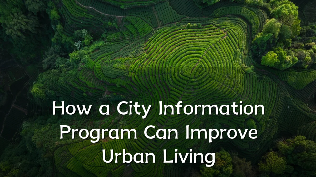 How a City Information Program Can Improve Urban Living