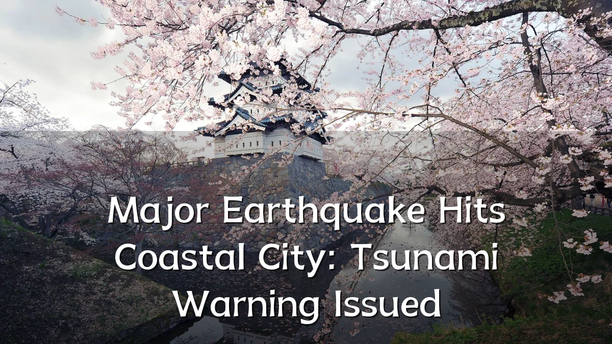 Major Earthquake Hits Coastal City: Tsunami Warning Issued