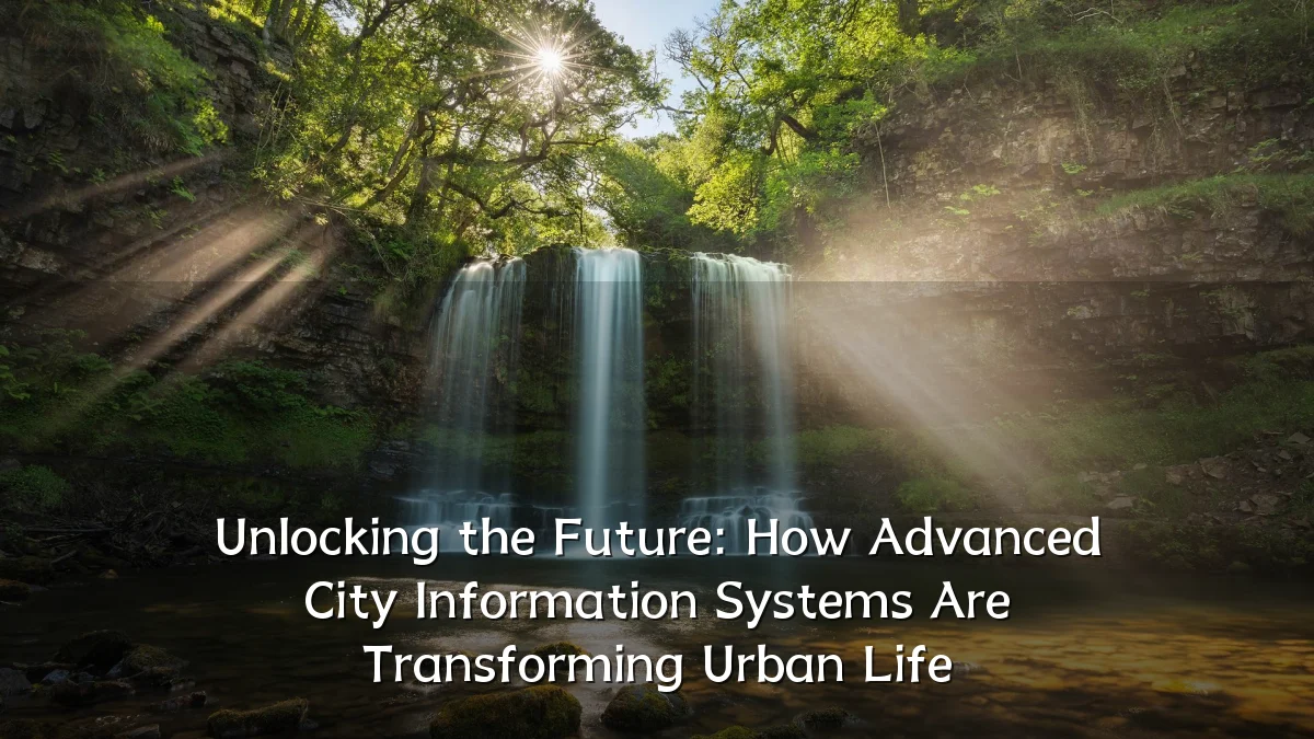Unlocking the Future: How Advanced City Information Systems Are Transforming Urban Life