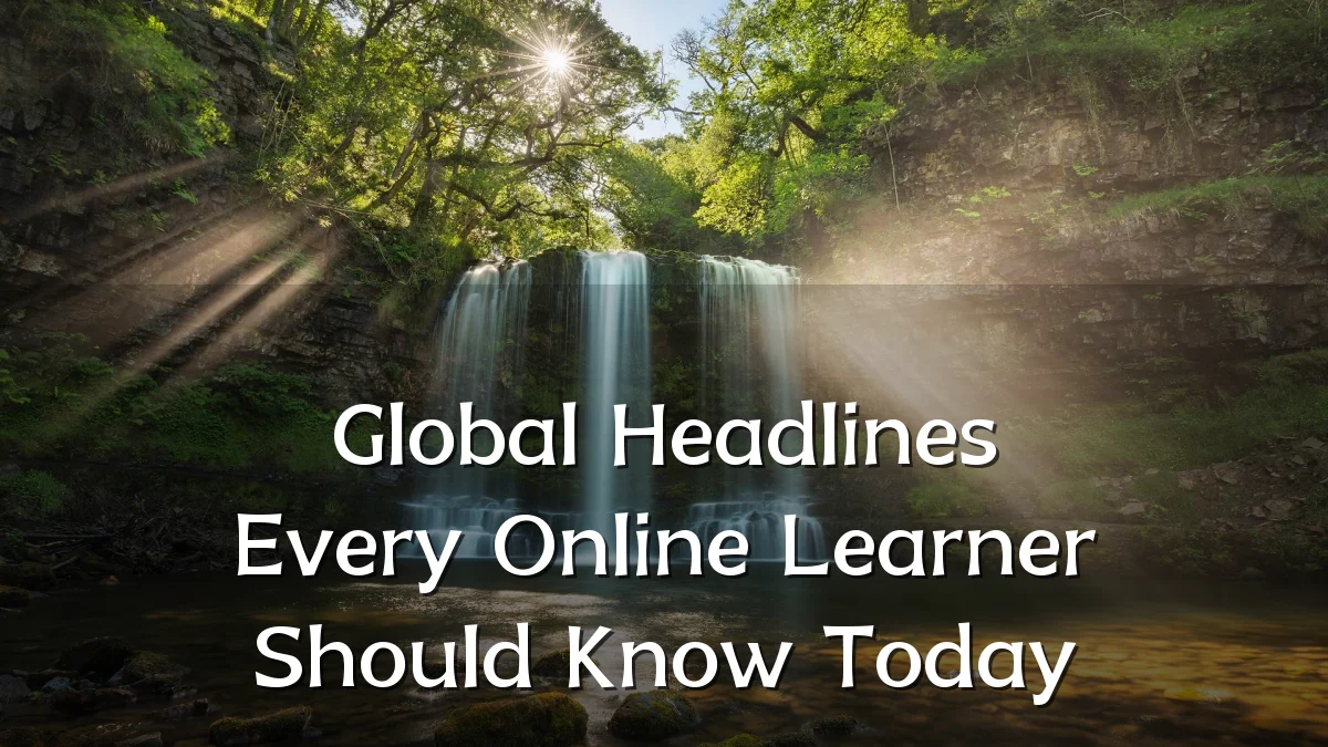 Global Headlines Every Online Learner Should Know Today