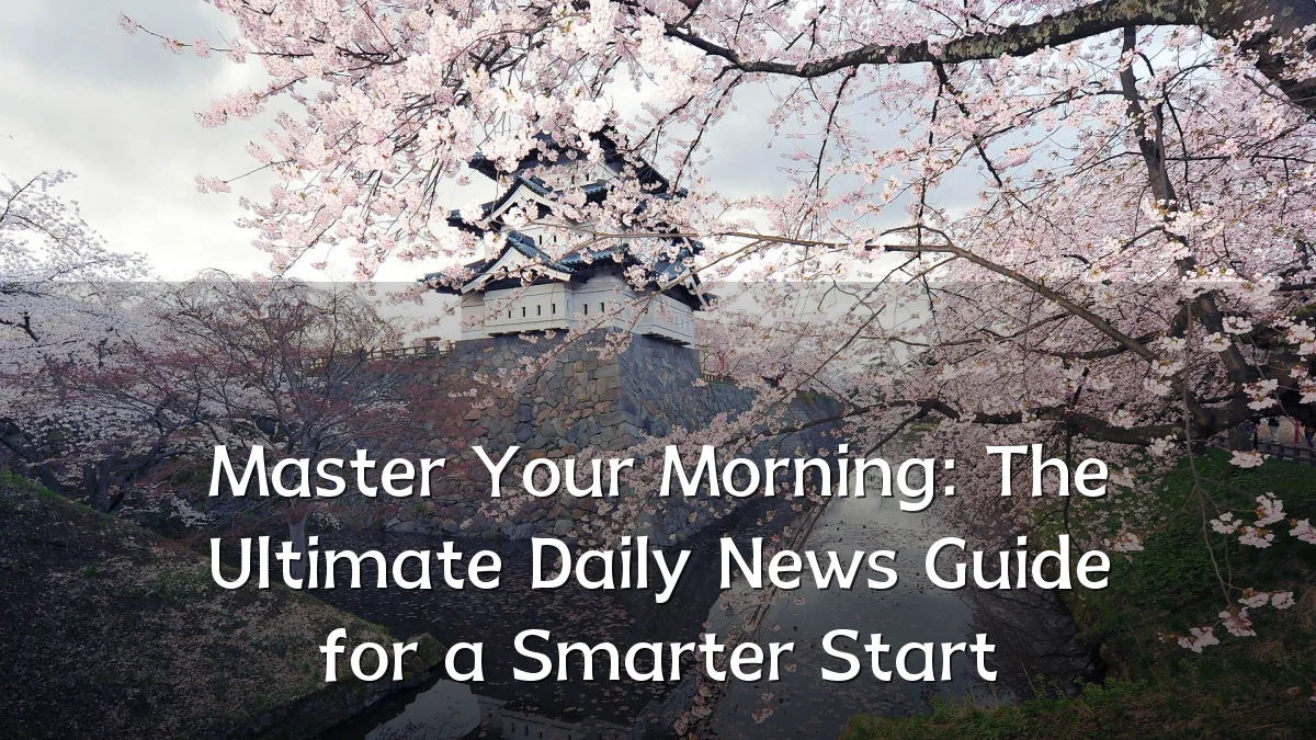 Master Your Morning: The Ultimate Daily News Guide for a Smarter Start